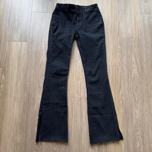 Free people black flare jeans